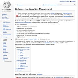 Software-Configuration-Management