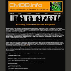 CMDB.info : A Practical Approach to Configuration Management