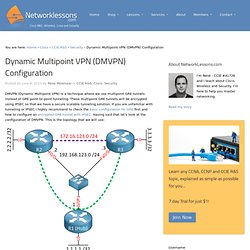 Dynamic Multipoint VPN (DMVPN) Configuration - Networklessons.com