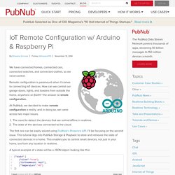 IoT Remote Configuration w/ Arduino & Raspberry Pi - PubNub