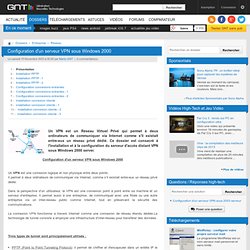 Image Article n° 56 - Configuration du serveur d?accès distant VPN - 01 - configuration VPN