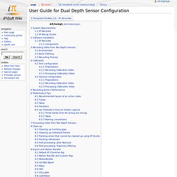 User Guide for Dual Depth Sensor Configuration - iPiSoft Wiki
