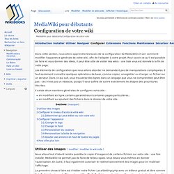 MediaWiki pour débutants/Configuration de votre wiki