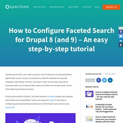 How to Configure Faceted Search for Drupal 8 (and 9) – An easy step-by-step tutorial