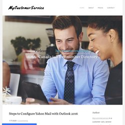 Steps to Configure Yahoo Mail with Outlook 2016