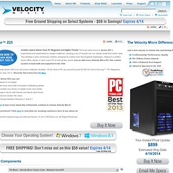 Configure Your Vector™ Z25 - Velocity Micro™