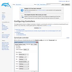 Configuring Controllers - Dolphin Emulator Wiki