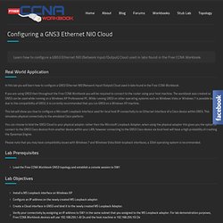 Configuring a GNS3 Ethernet NIO Cloud