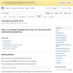 Configuring Grbl v0.9 · grbl/grbl Wiki