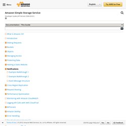 Configuring Amazon S3 Event Notifications