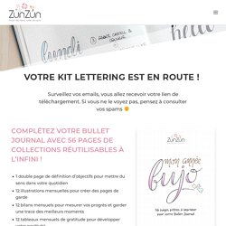 Confirmation kit lettering ⋆ ZunZún Blog