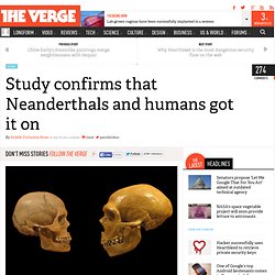 Study confirms that Neanderthals and humans got it on