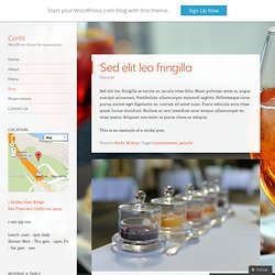 WordPress theme for restaurants
