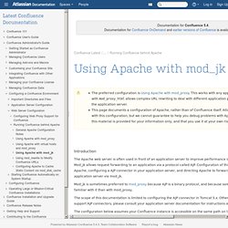 Using Apache with mod_jk - Confluence 3.4