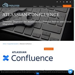 Atlassian Confluence to SharePoint Migration, Confluence SharePoint