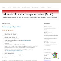 Monnaies locales complémentaires (MLC)