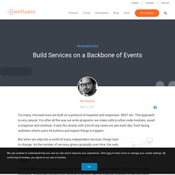 Build Services on a Backbone of Events