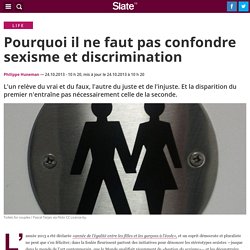 Pourquoi il ne faut pas confondre sexisme et discrimination