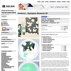 Conforce - Dystopian Elements EP - Delsin Records