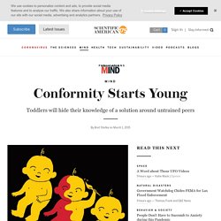 Conformity Starts Young
