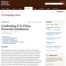 Confronting U.S.-China Economic Imbalances