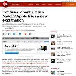 Confused about iTunes Match? Apple tries a new explanation