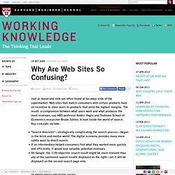 Why Are Web Sites So Confusing?