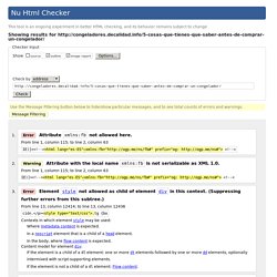 Showing results for  - Nu Html Checker