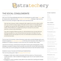 The Social Conglomerate