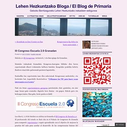 Lehen Hezkuntzako Bloga / El Blog de Primaria