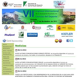 VII CONGRESO INTERNACIONAL DE CIENCIAS DEL DEPORTE