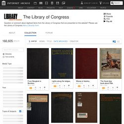 The Library of Congress : Free Books : Free Texts
