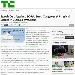 Send Congress A Physical Letter In Just A Few Clicks