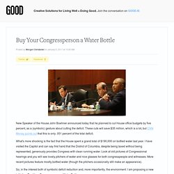 Buy Your Congressperson a Water Bottle - Politics