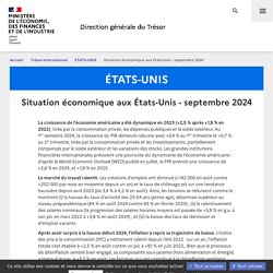 Conjoncture économique aux Etats-Unis en 2019 - ÉTATS-UNIS