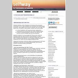 Psychologie transpersonnelle, Selfway