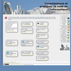 Connaissances et pratiques de base en informatique