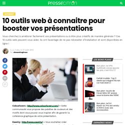 10 outils web à connaitre pour booster vos présentations