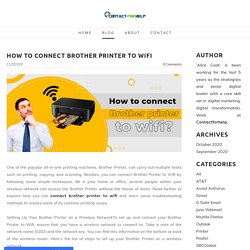 How to Connect Brother Printer to WiFi