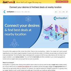 Connect your desires & find best deals at nearby location