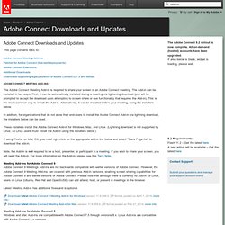Adobe Connect Downloads - Adobe Connect User Community