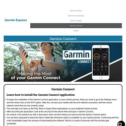 Garmin Connect