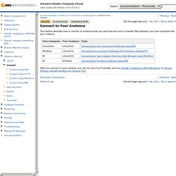 Connecting to Instances