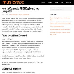 How to Connect a MIDI Keyboard to a Computer