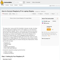 How to Connect Raspberry Pi to Laptop Display: 4 Steps