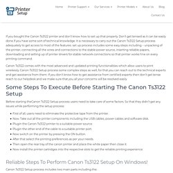 Canon ts3122 wireless setup