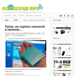 Twine, un capteur connecté à internet