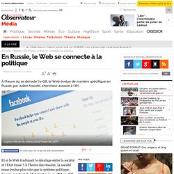 En Russie, le Web se connecte à la politique - Média