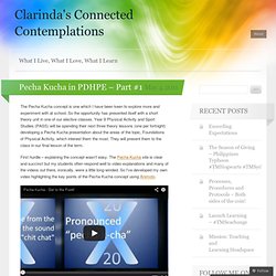 Pecha Kucha in PDHPE – Part #1 « Clarinda's Connected Contemplations