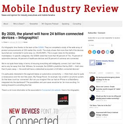 By 2020, the planet will have 24 billion connected devices – Infographic!